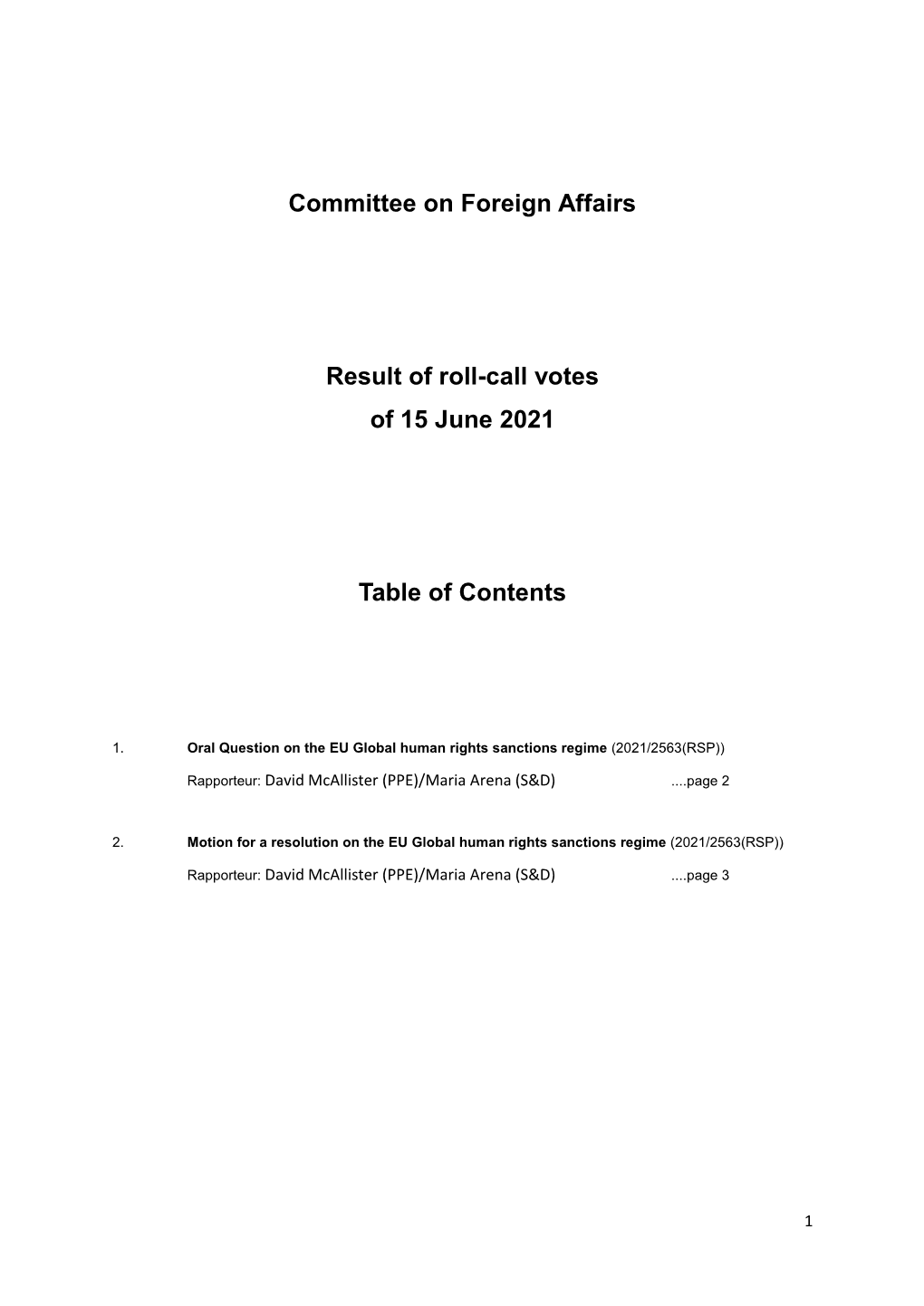 Results of the Votes Taken by Roll-Call Votes (PDF