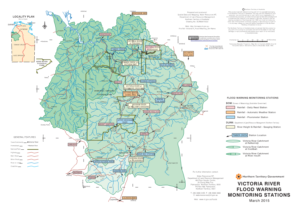 Victoria River Flood Warning Monitoring Stations