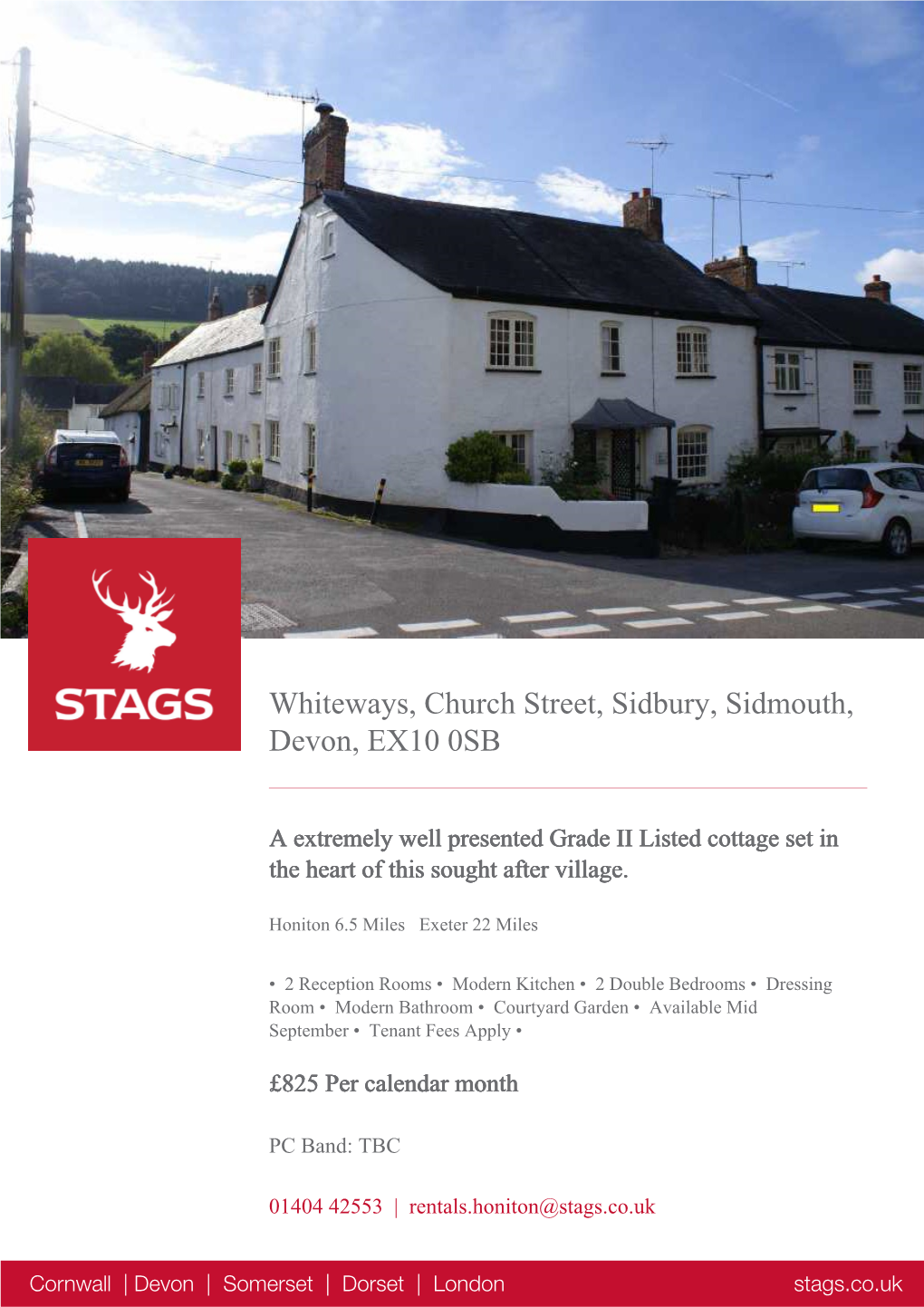 Whiteways, Church Street, Sidbury, Sidmouth, Devon, EX10 0SB