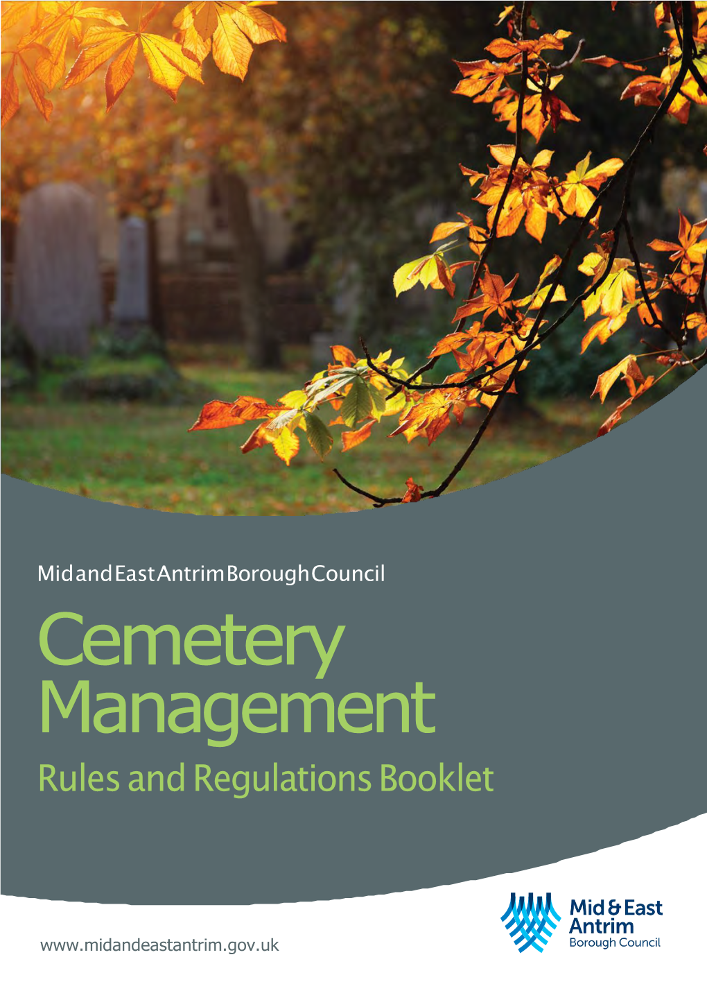 Cemetery Management Rules and Regulations Booklet