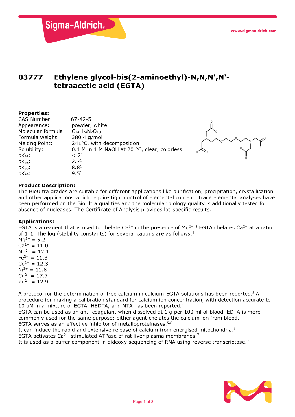 Tetraacetic Acid (EGTA)