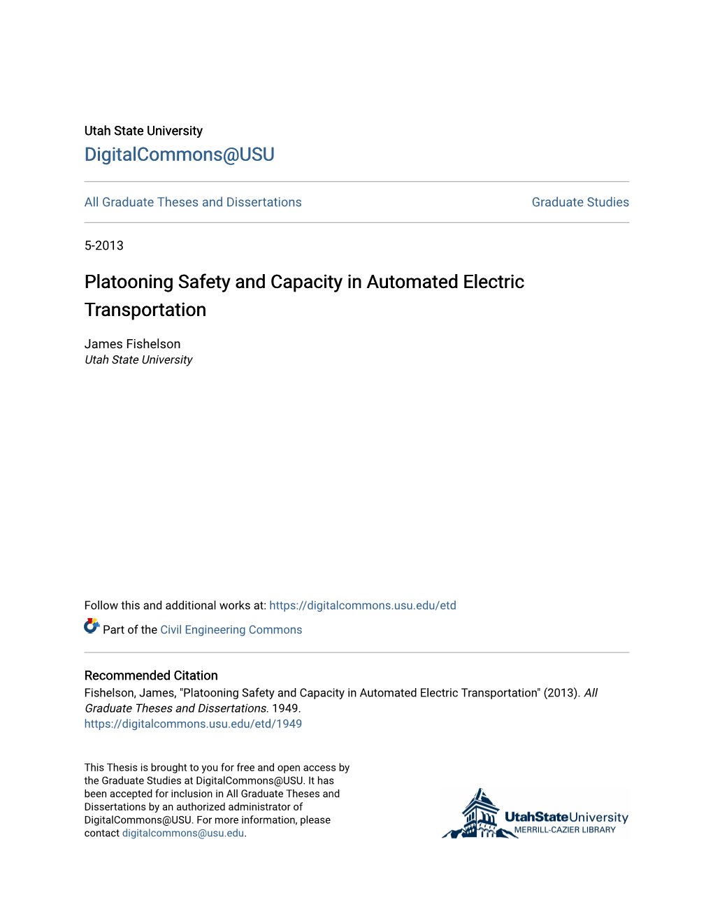 Platooning Safety and Capacity in Automated Electric Transportation