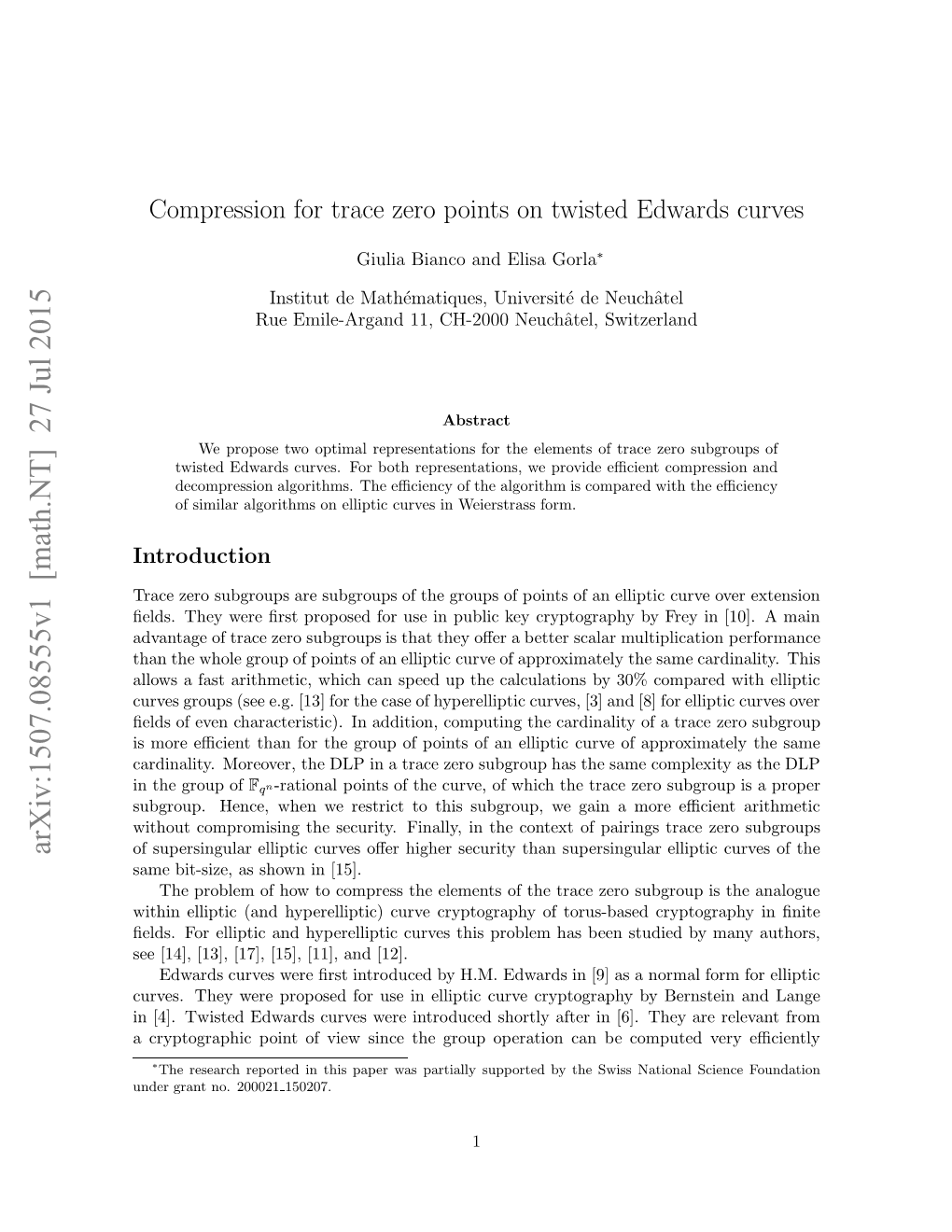 Compression for Trace Zero Points on Twisted Edwards Curves