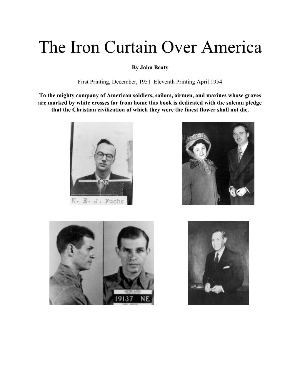 The Iron Curtain Over America