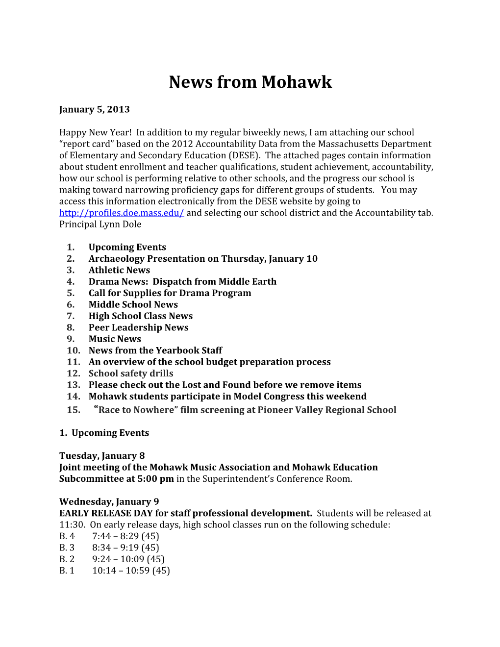 News from Mohawk s1