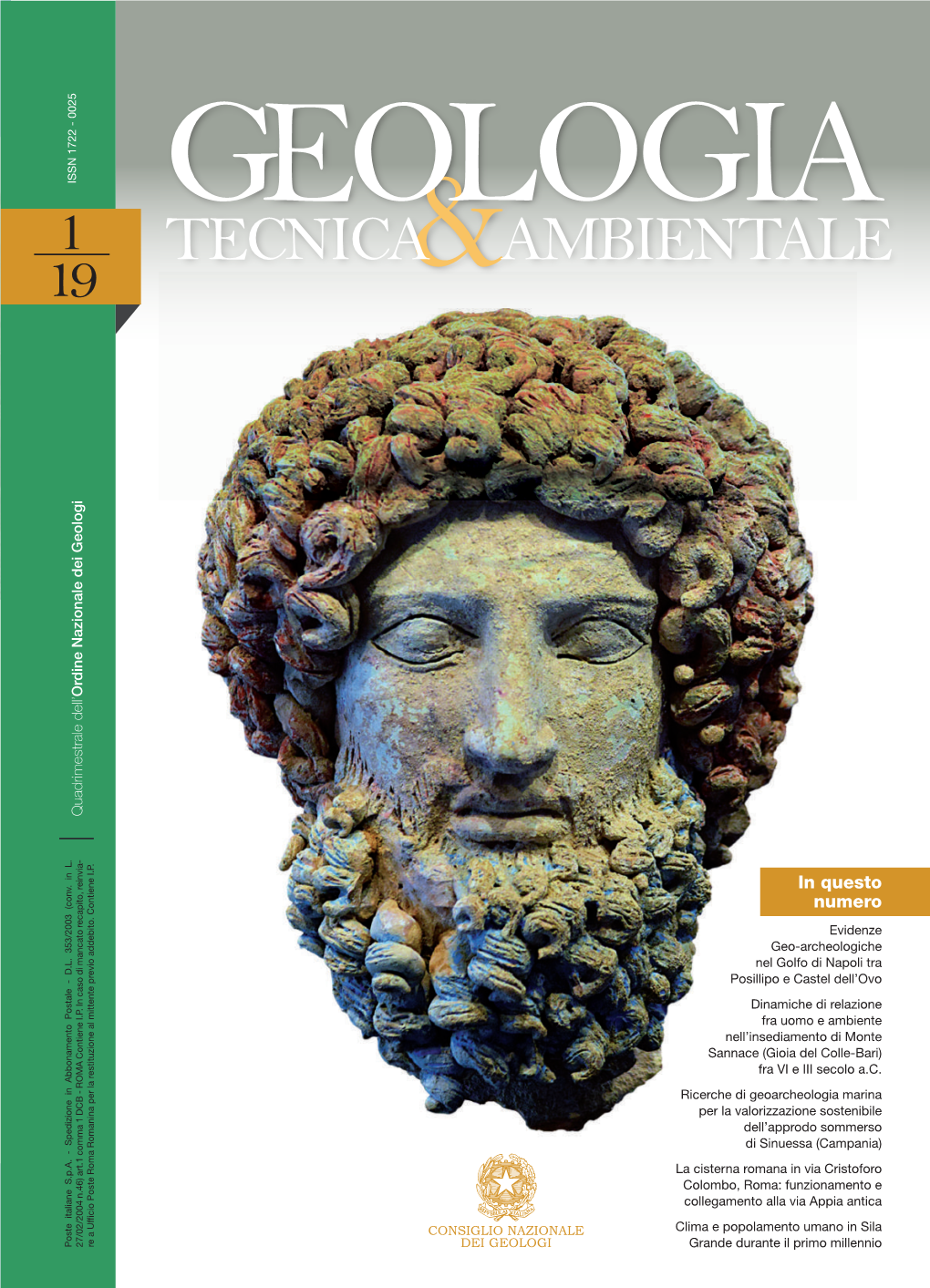 Leggi Geologia Tecnica & Ambientale – N. 1/2019