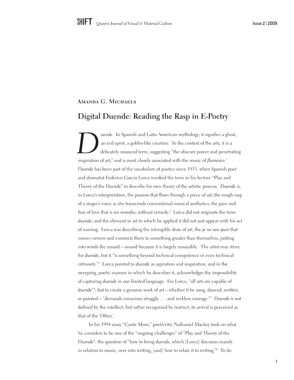 Digital Duende: Reading the Rasp in E-Poetry