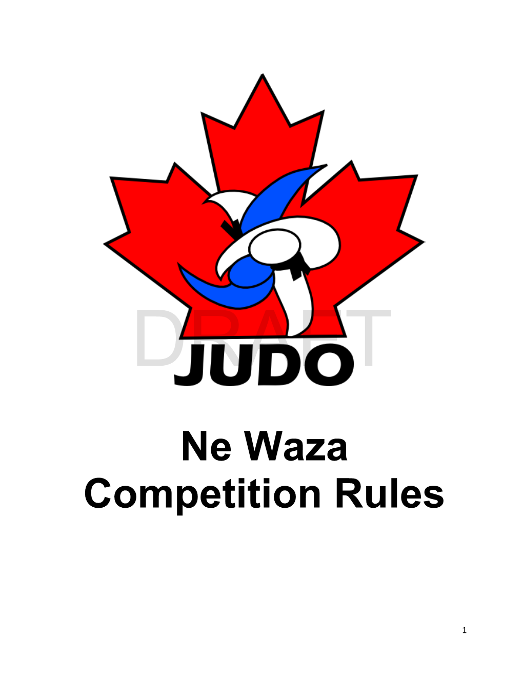 Ne Waza Competition Rules