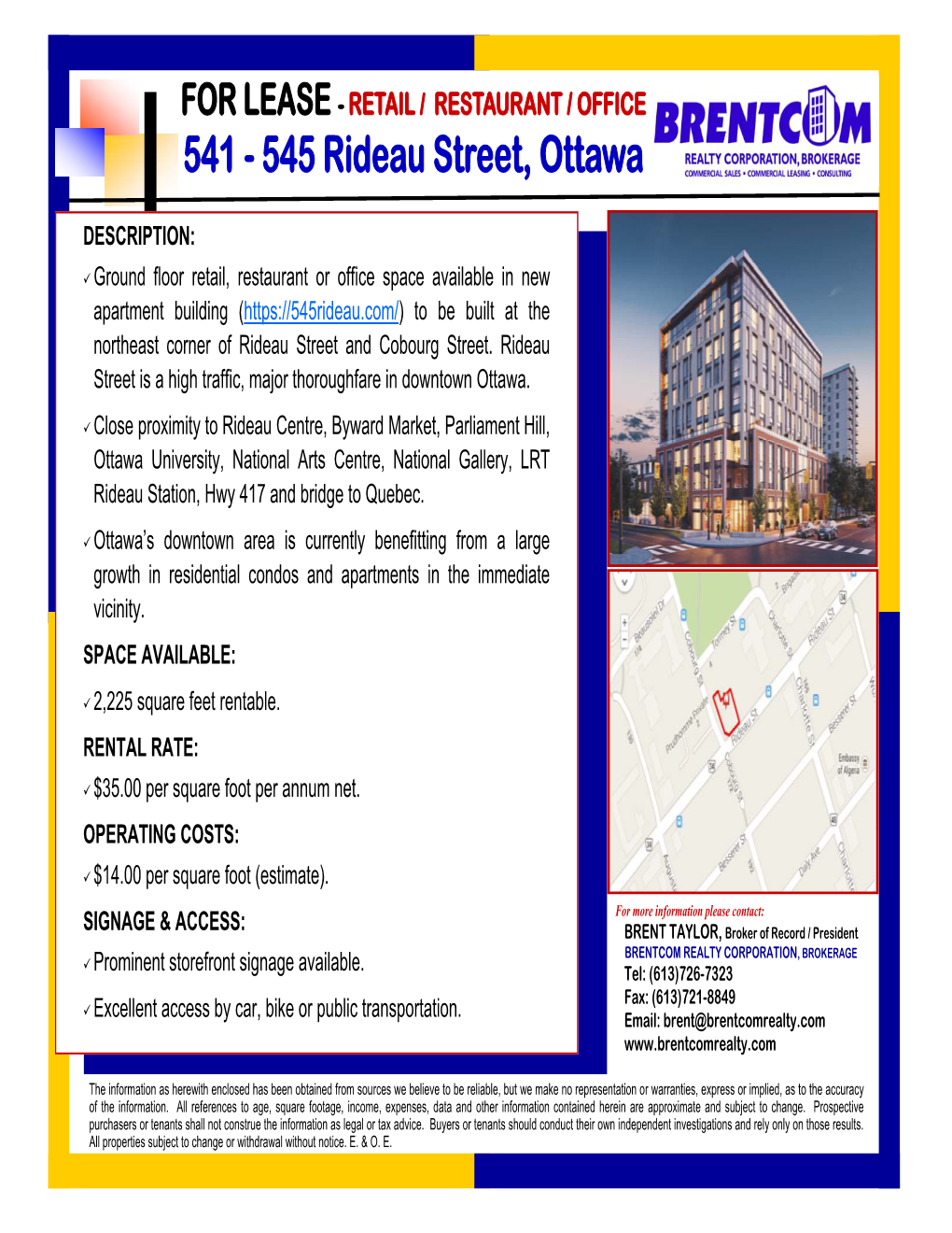 541 - 545 Rideau Street, Ottawa