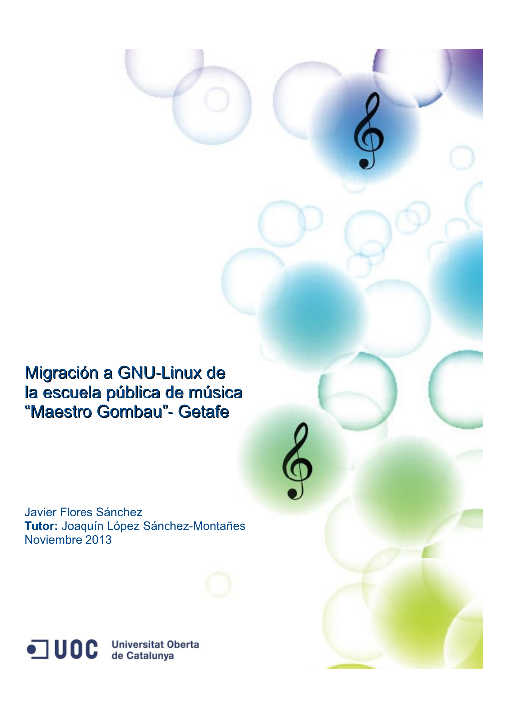 Migración a GNU-Linux De La Escuela Pública De Música Maestro Gombau