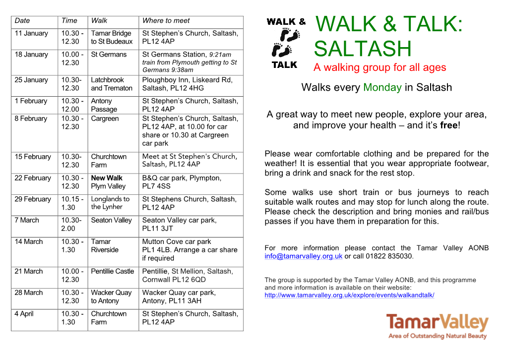 Walk & Talk: Saltash