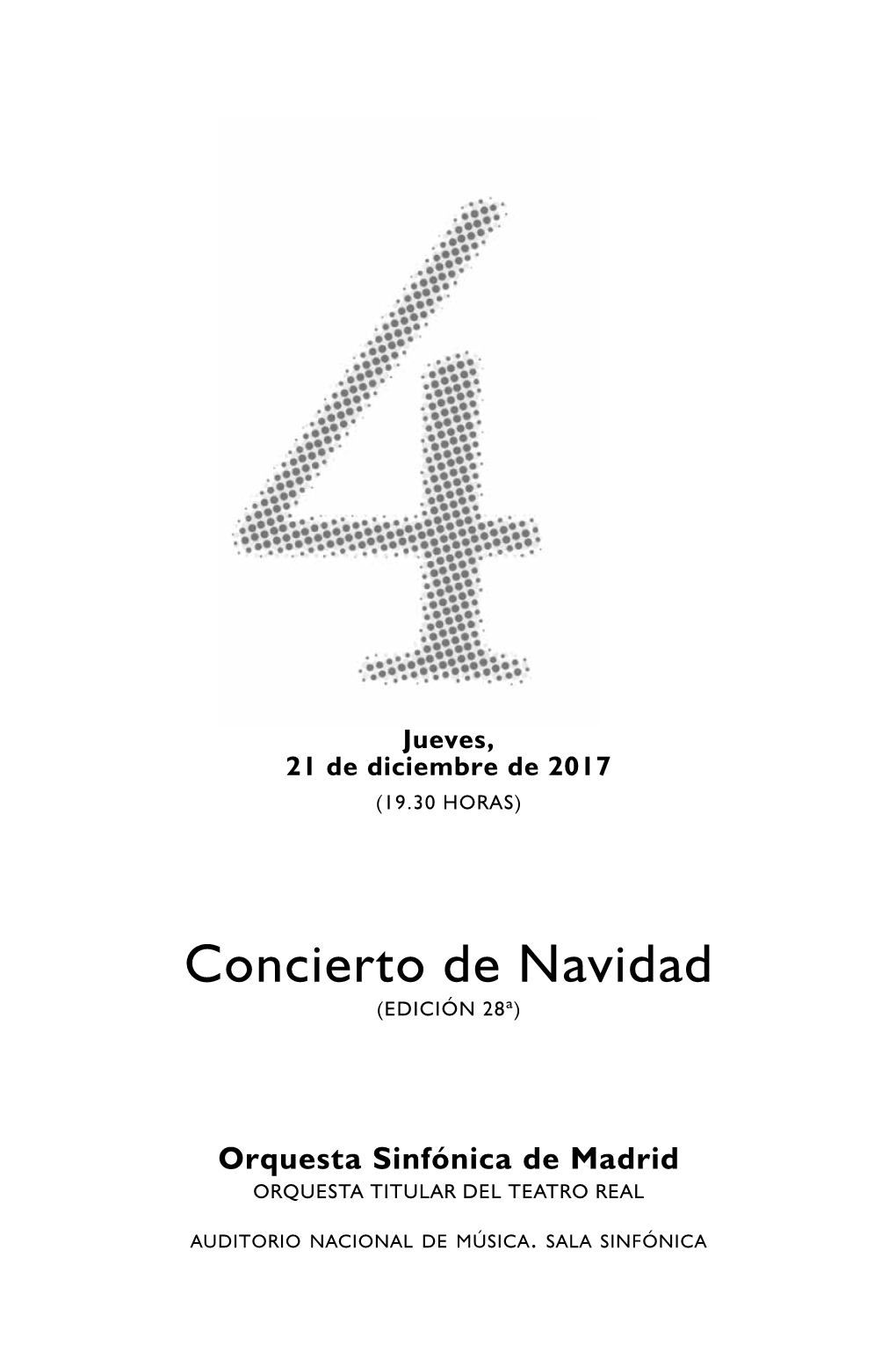 Concierto De Navidad (Edición 28ª)