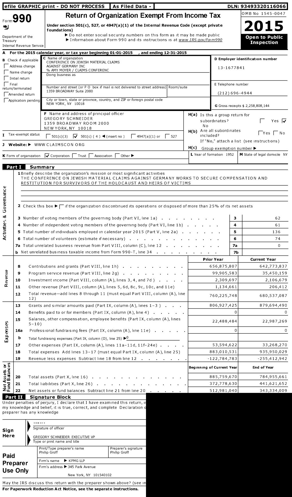 Return of Organization Exempt from Income