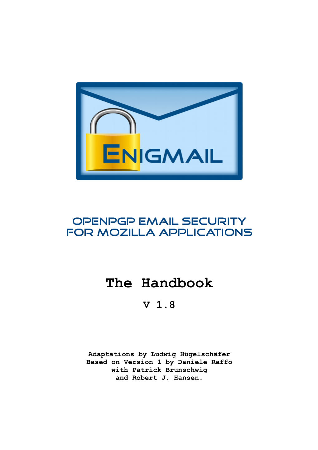 The Enigmail Handbook 1.0.0