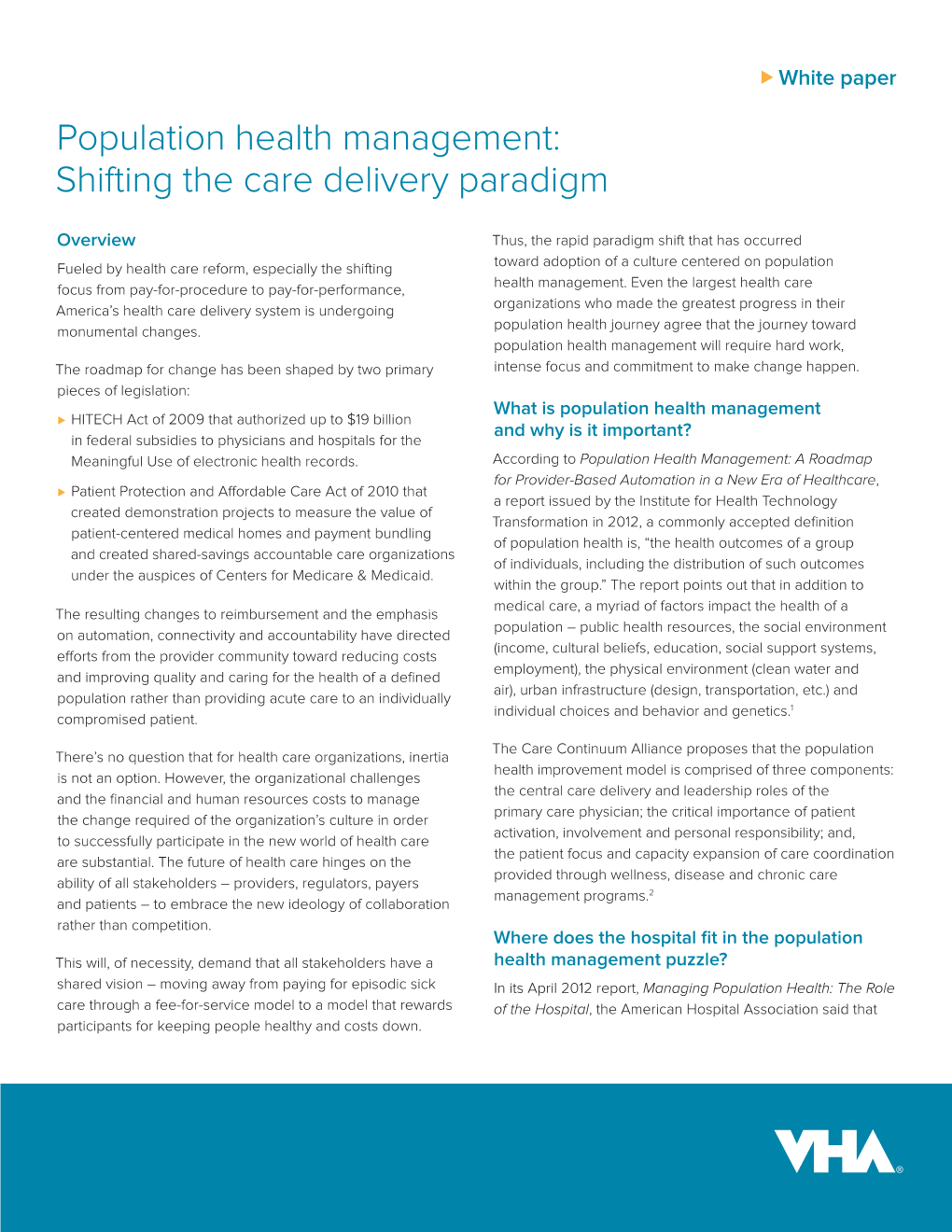 Pop Health Mgmt IMPERATIV White Paper V7.Indd