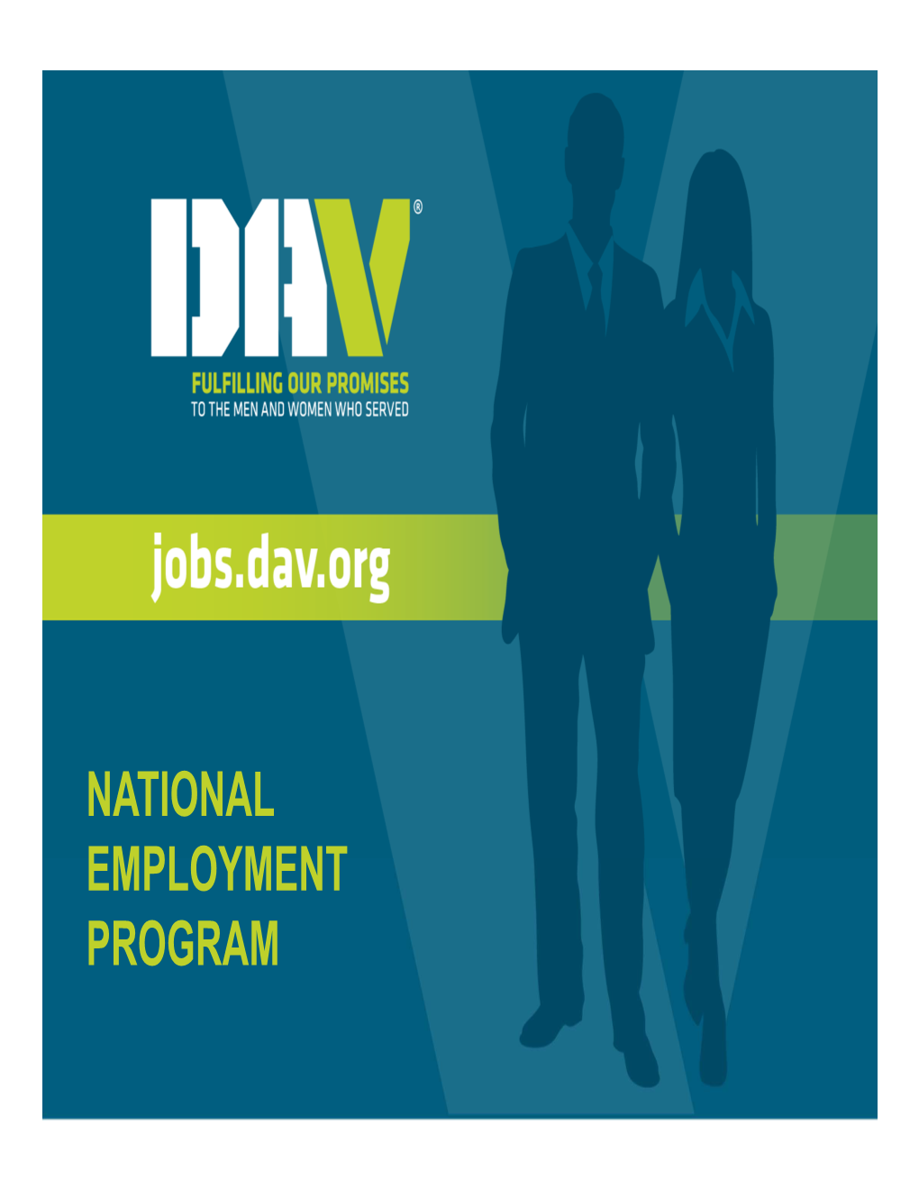 NATIONAL EMPLOYMENT PROGRAM Program Overview