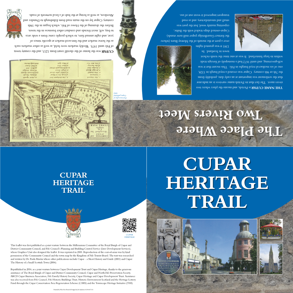 Cupar Heritage Trail Heritage Trail