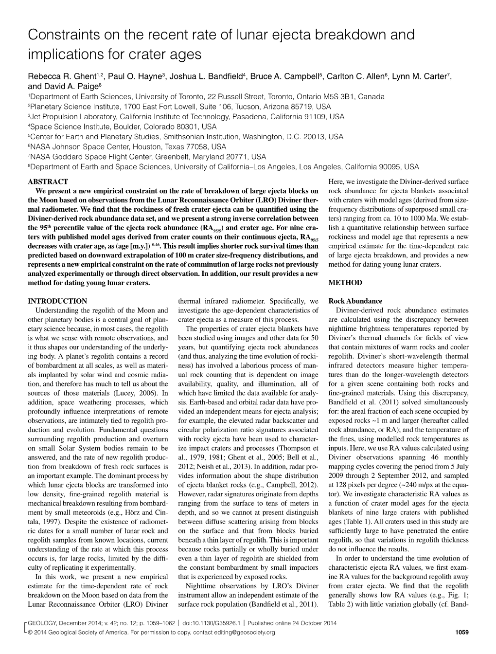 Constraints on the Recent Rate of Lunar Ejecta Breakdown and Implications for Crater Ages