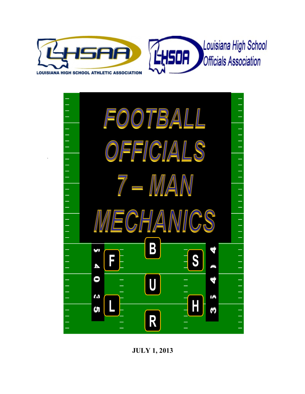 Louisiana Football Officials' Manual