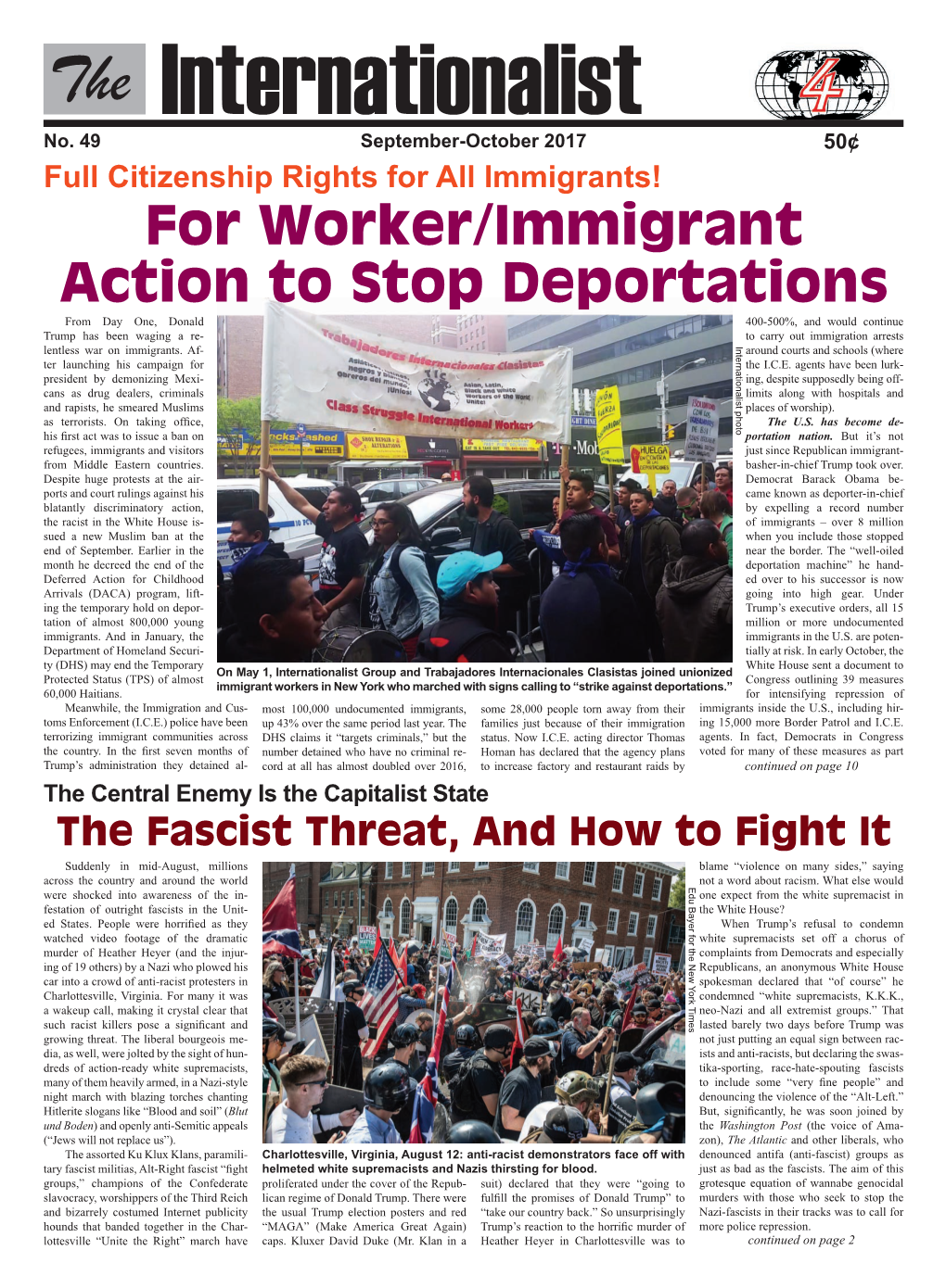 For Worker/Immigrant Action to Stop Deportations