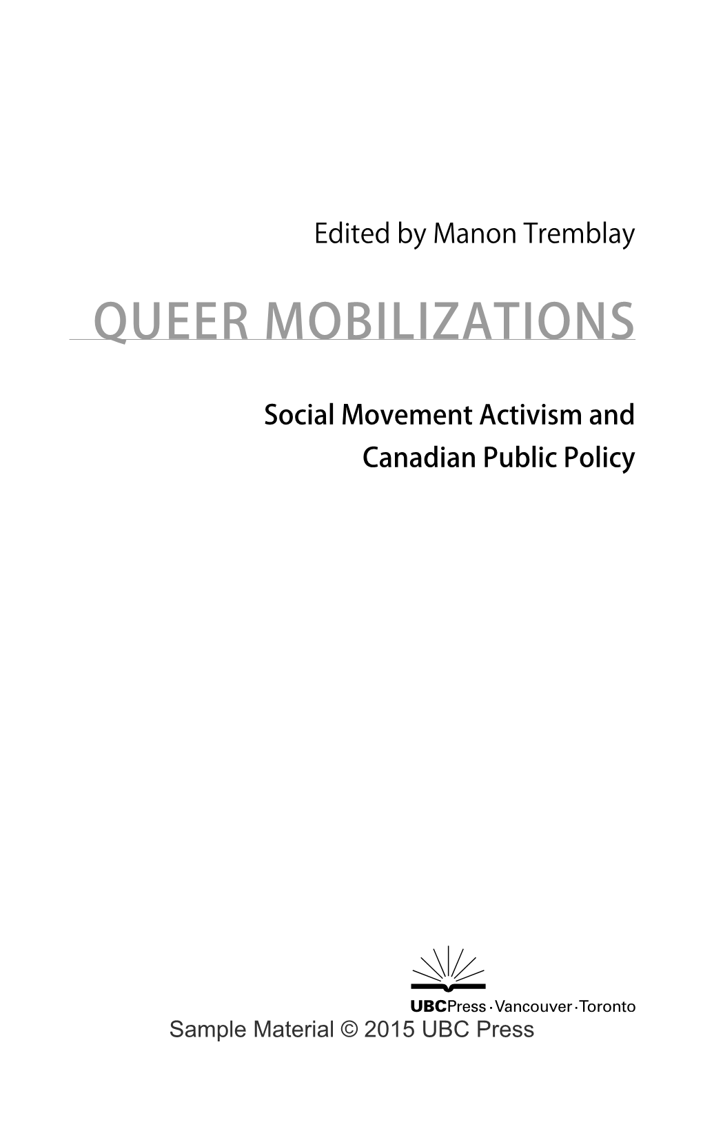 Queer Mobilizations