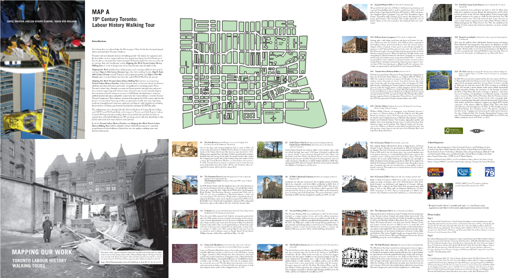 Mapping Our Work: Toronto Labour History Shuter St