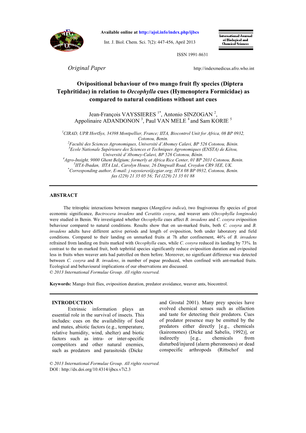 1745-IBCS-Article-Jean François Vayssières