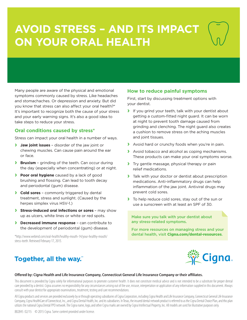 Avoid Stress – and Its Impact on Your Oral Health