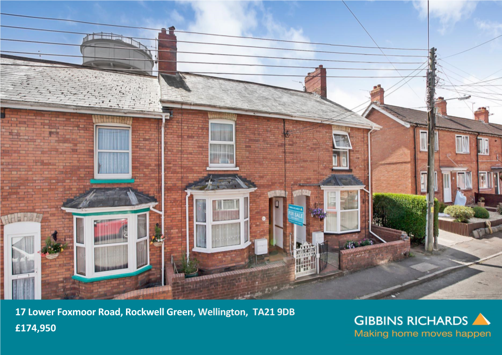 17 Lower Foxmoor Road, Rockwell Green , Wellington, TA21 9DB