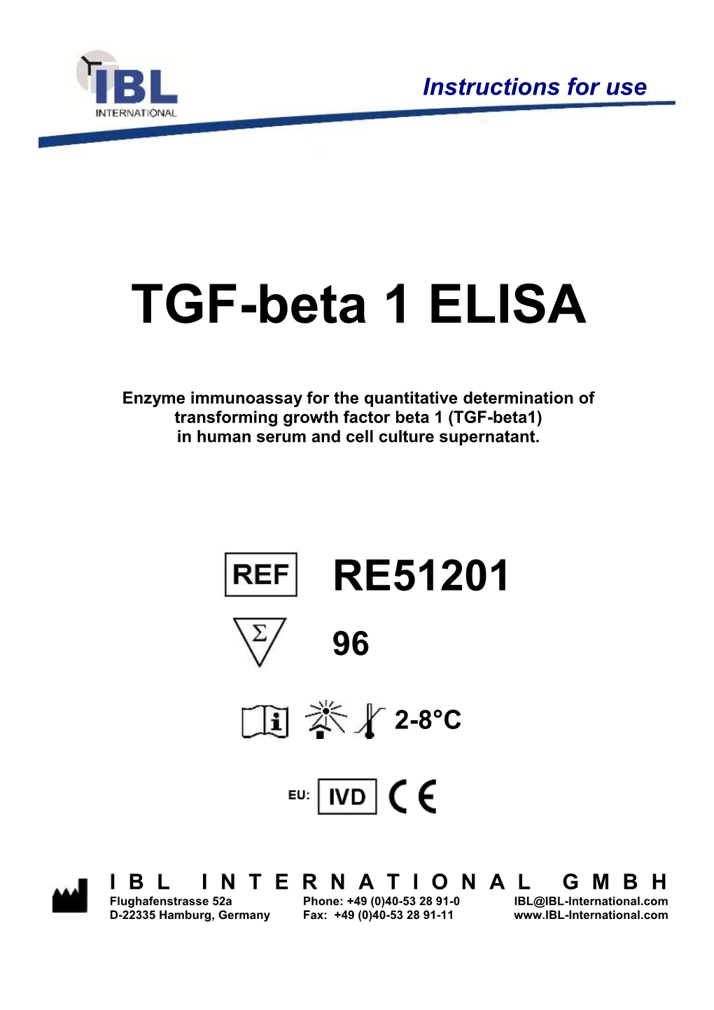 TGF-Beta 1 ELISA