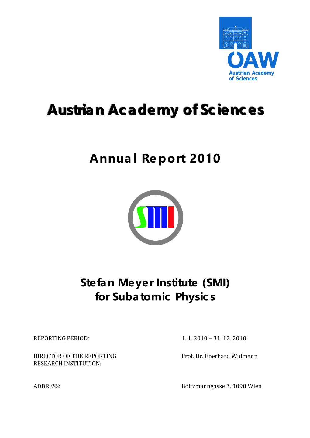 SMI Jahresbericht 2009