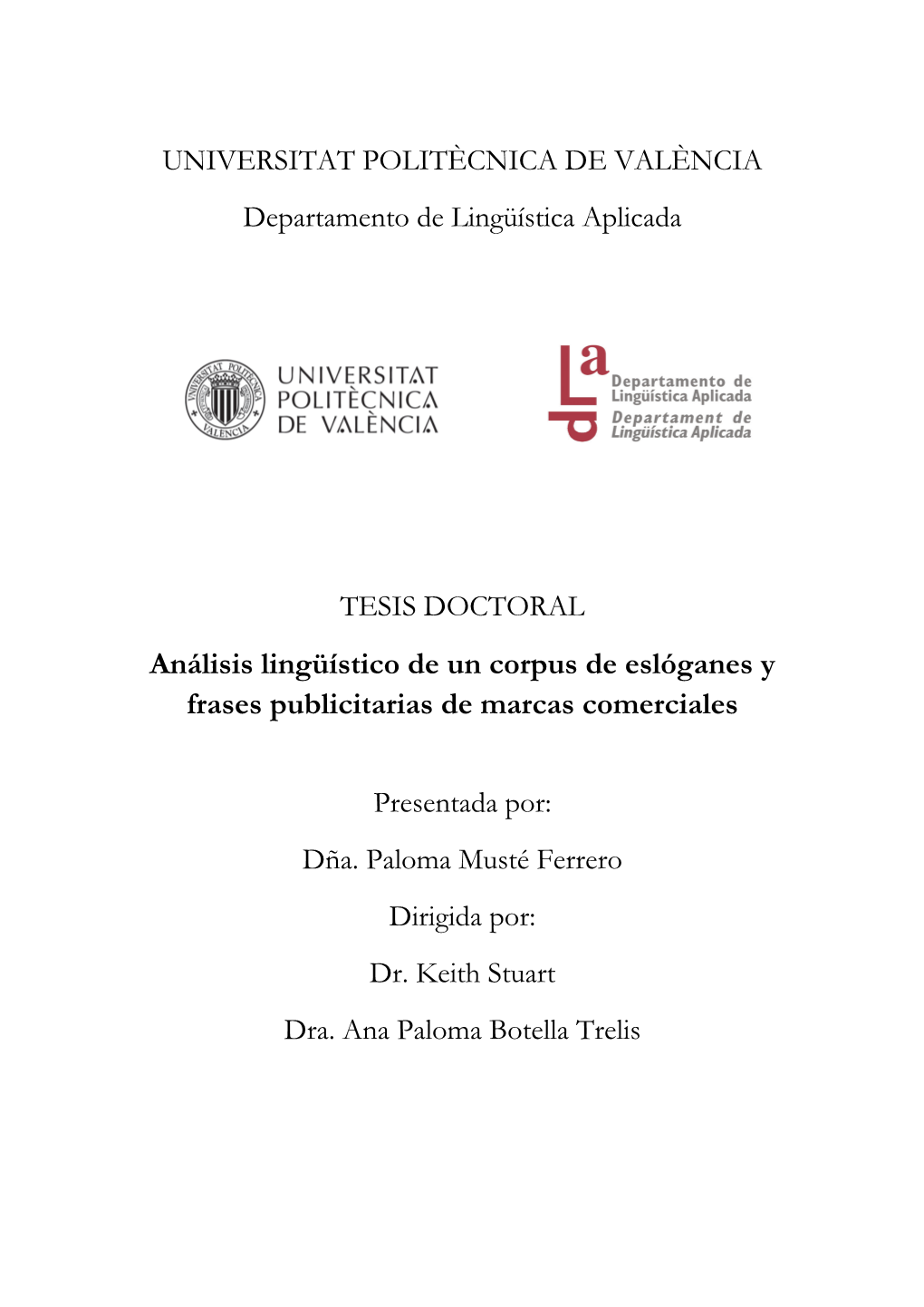 Análisis Lingüístico De Un Corpus De Eslóganes Y Frases Publicitarias De Marcas Comerciales