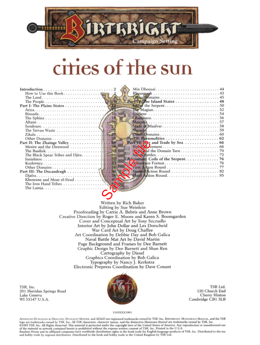 Cities of the Sun