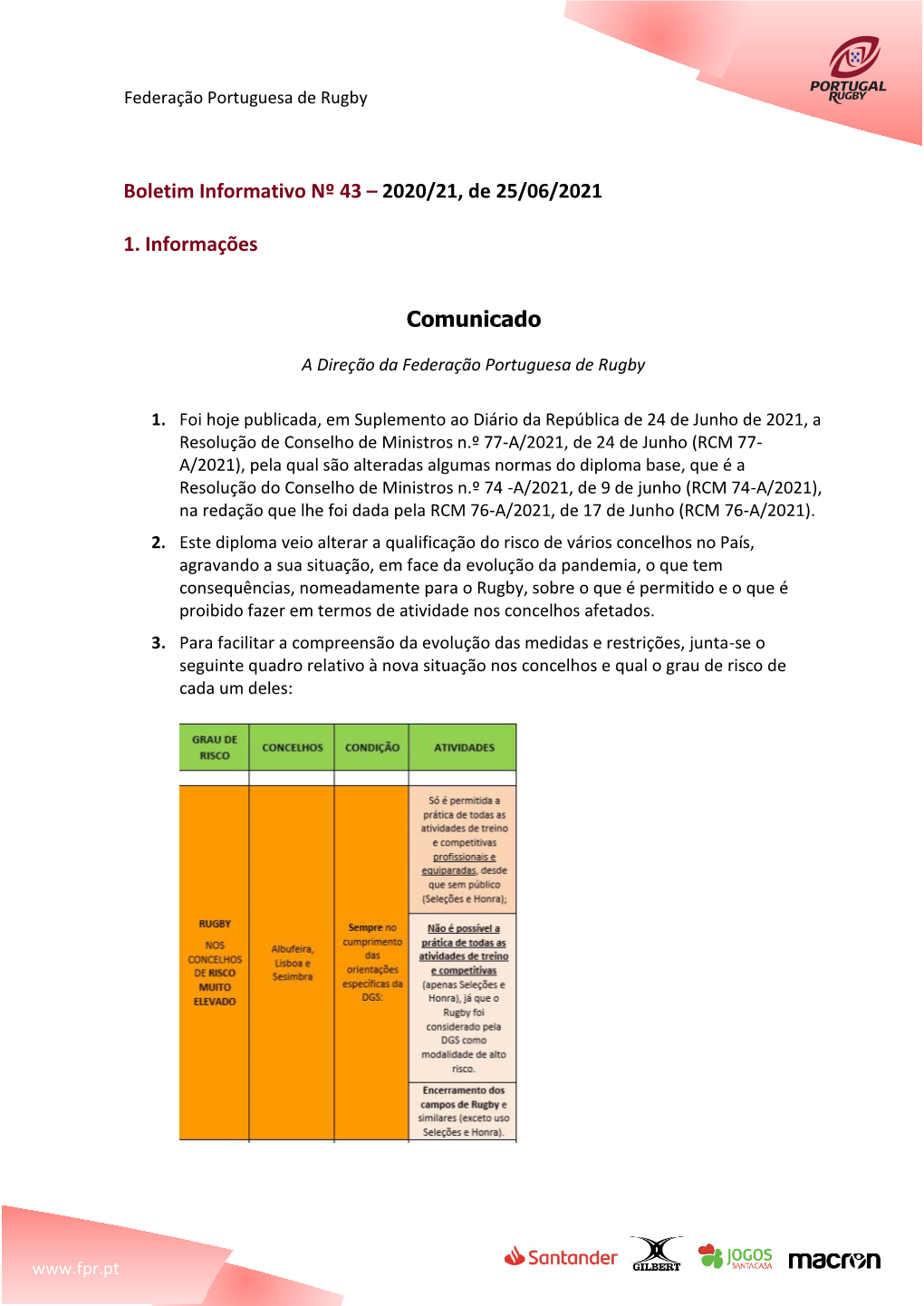 Boletim Informativo Nº43