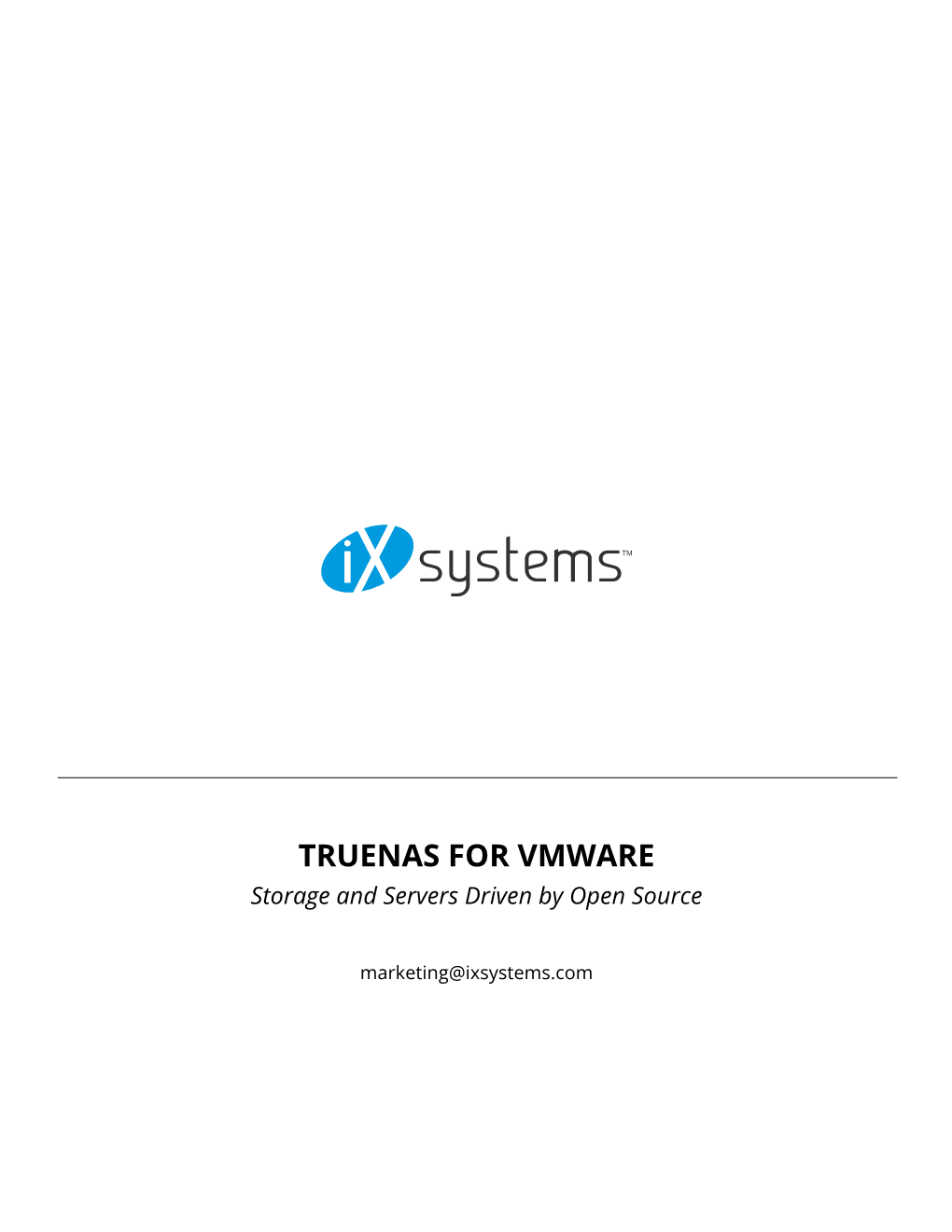 TRUENAS for VMWARE Storage and Servers Driven by Open Source