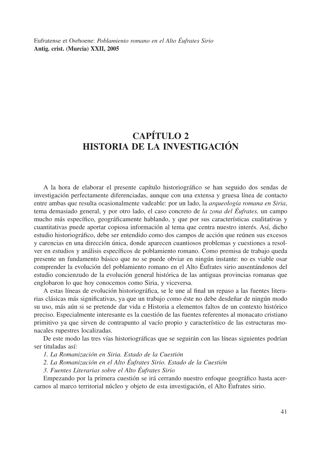 Capítulo 2 Historia De La Investigación