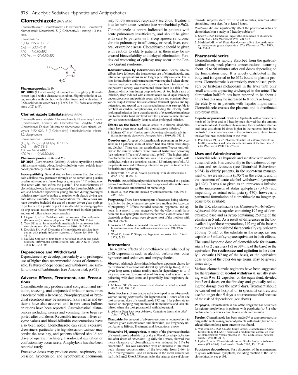 Clomethiazole(BAN, Rinn)