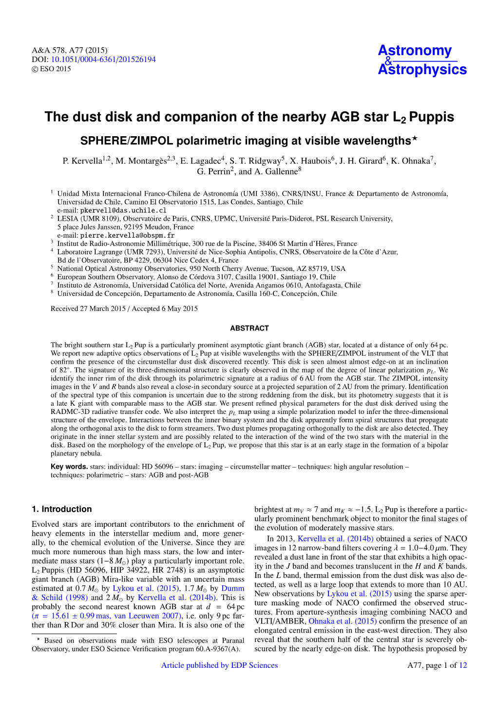 The Dust Disk and Companion of the Nearby AGB Star L2 Puppis SPHERE/ZIMPOL Polarimetric Imaging at Visible Wavelengths?