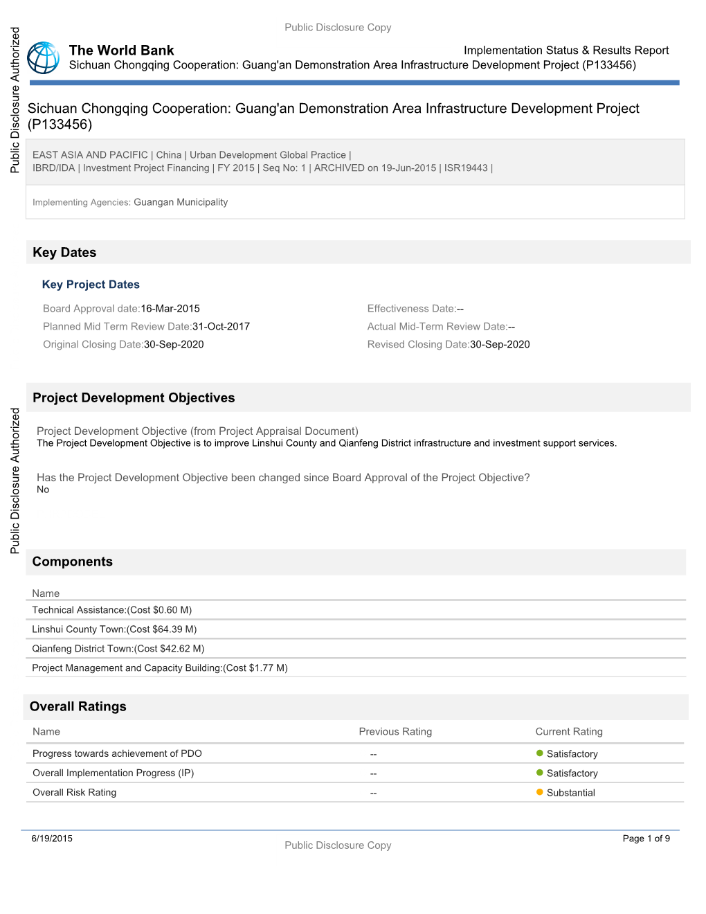 World Bank Document