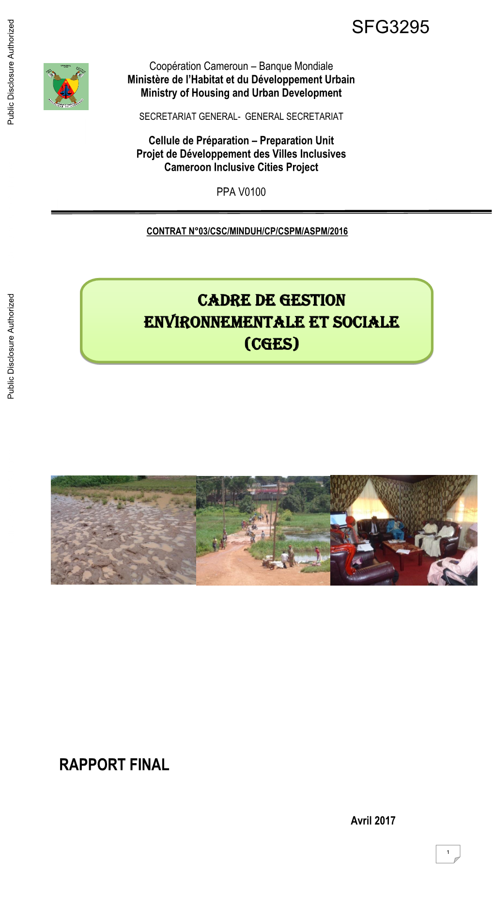 Localisation De La Commune D'arrondissement De Yaounde 5 (Cvuc, 2014)