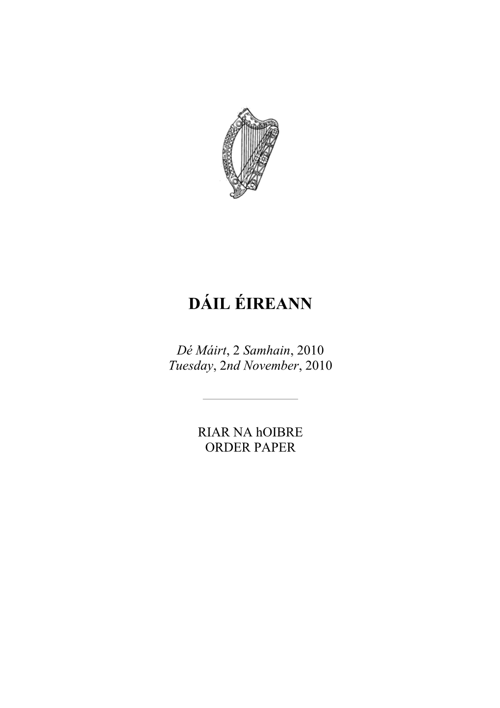 Dáil Éireann