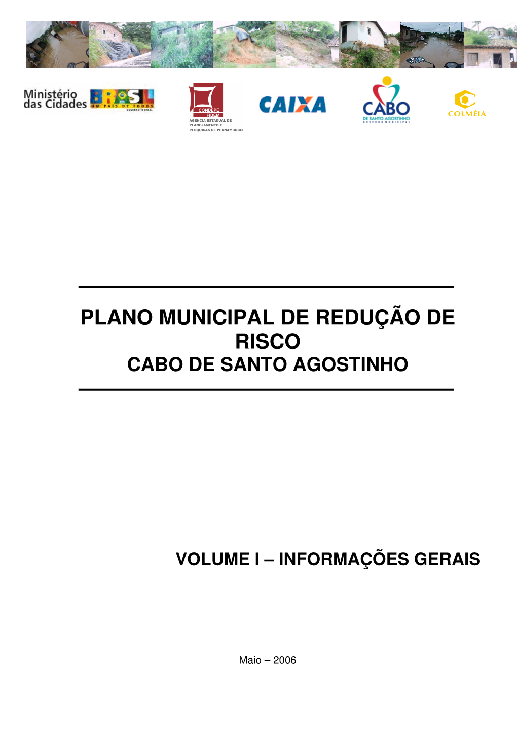 Plano Municipal De Redução De Risco Cabo De Santo Agostinho 1