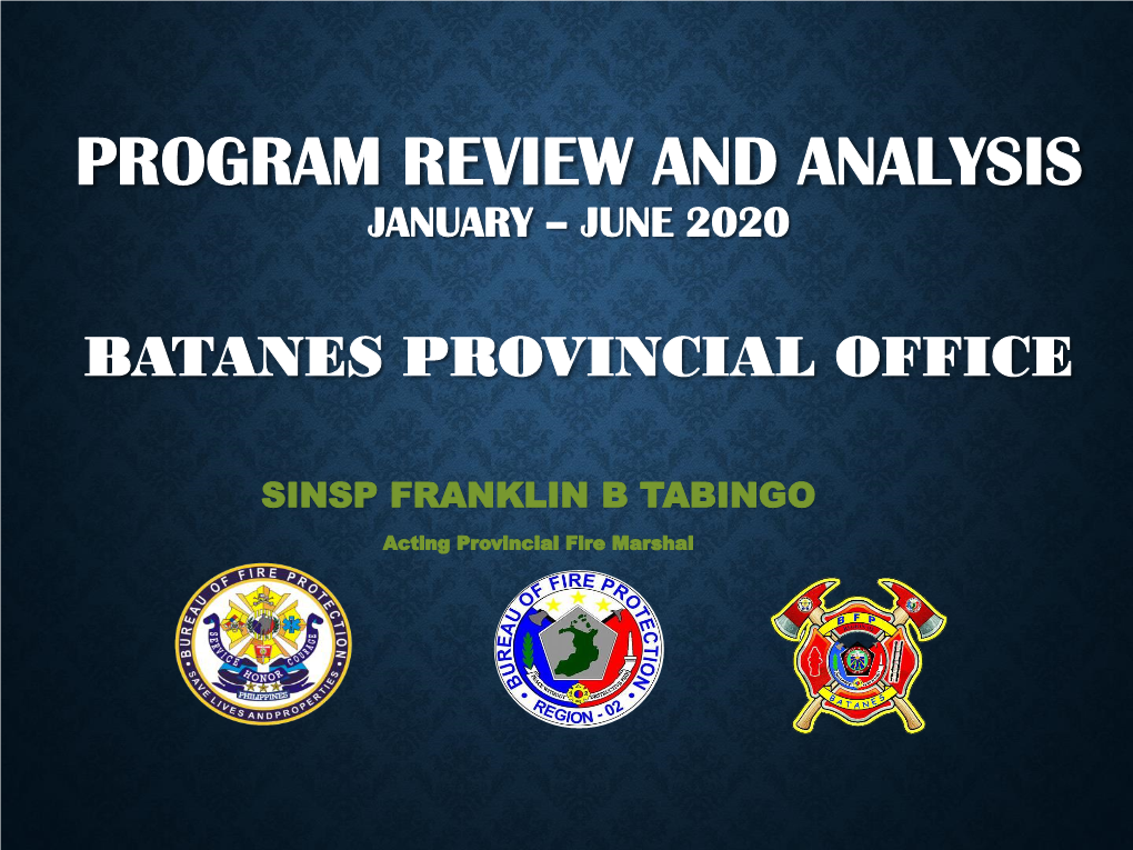 Program Review and Analysis January – June 2020
