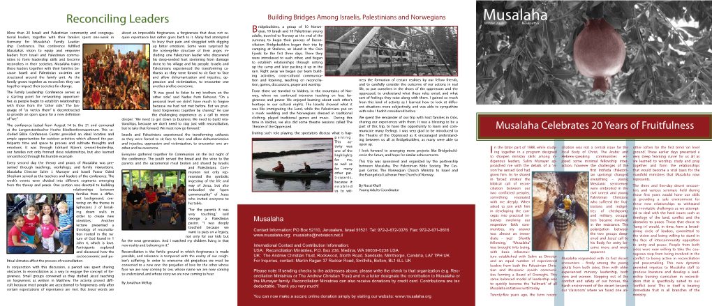 Winter 2009 Newsletter