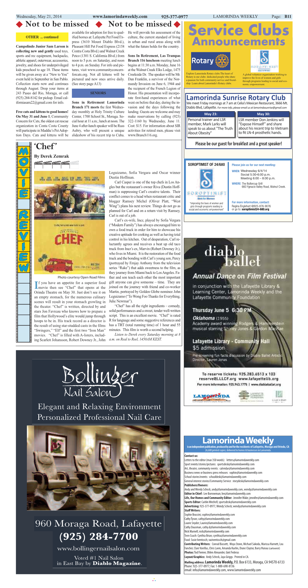 Lamorinda Weekly Issue 6 Volume 8