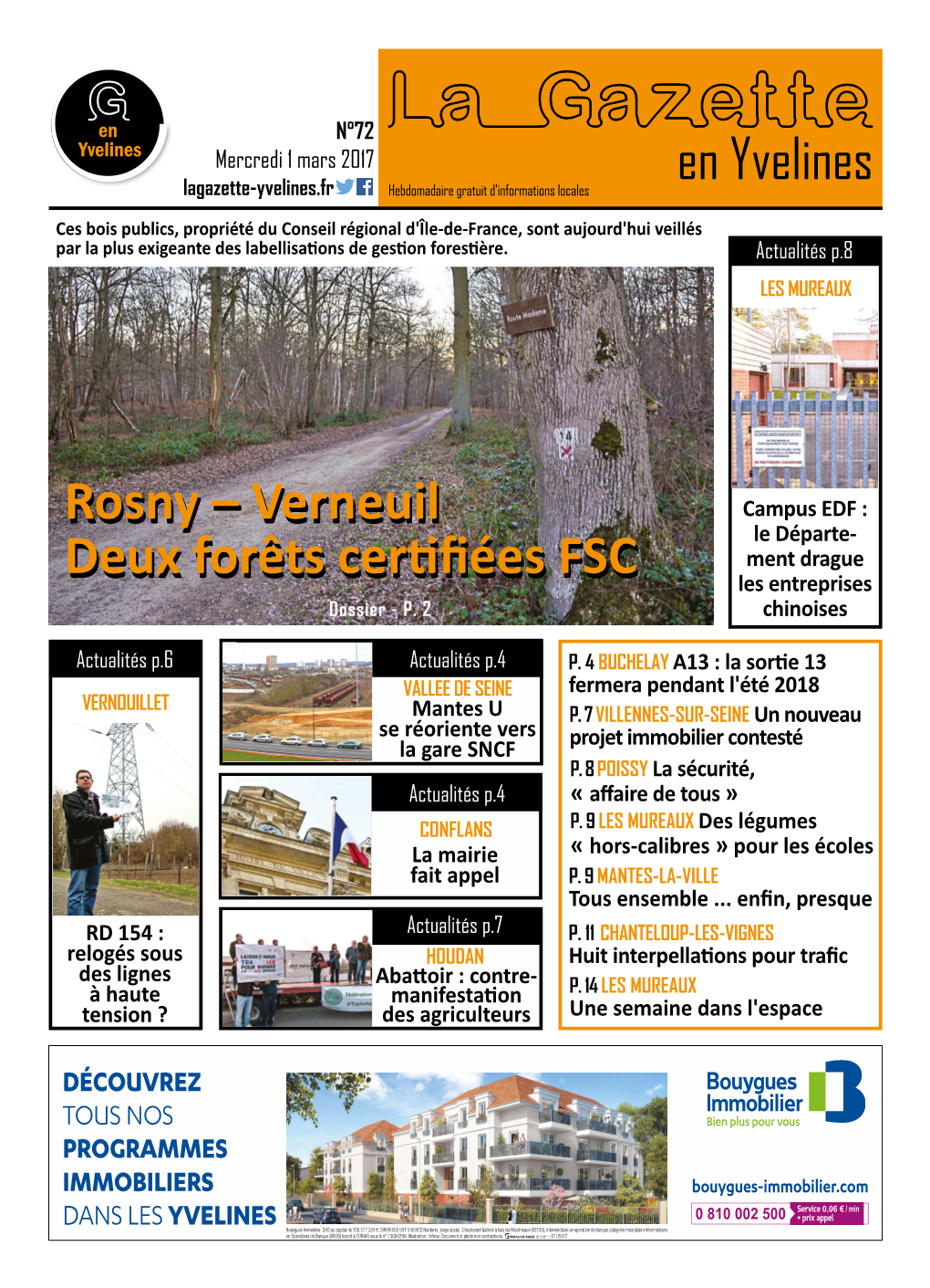 En Yvelines Lagazette-Yvelines.Fr Hebdomadaire Gratuit D’Informations Locales