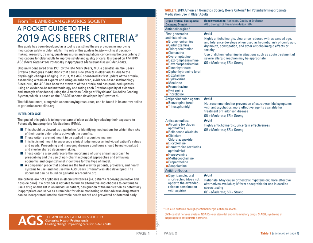 AGS 2019 BEERS Pocket-PRINTABLE.Indd