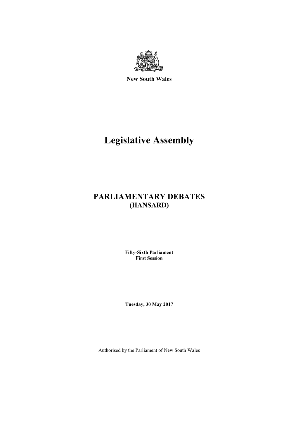 Legislative Assembly