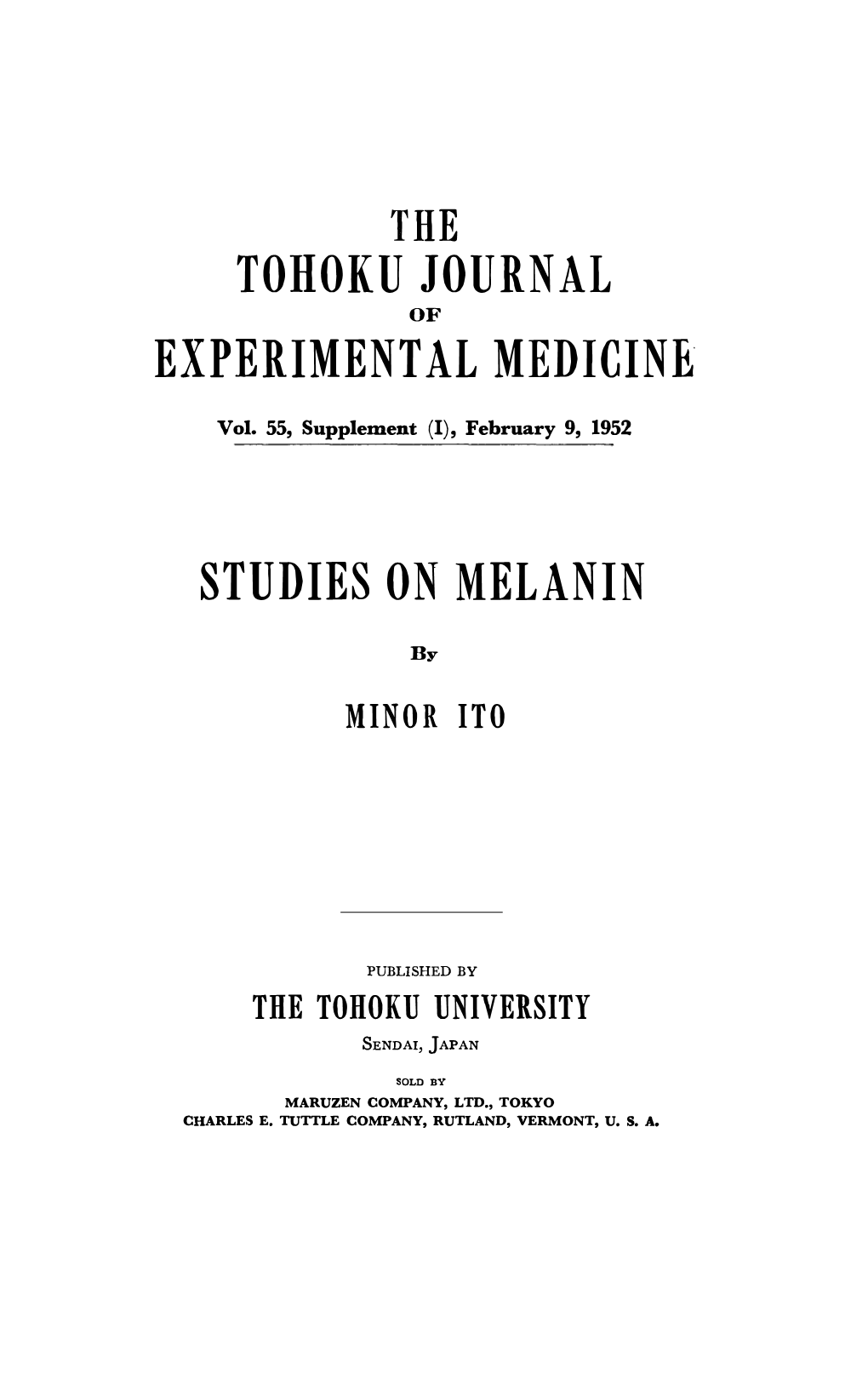 Studies on Melanin