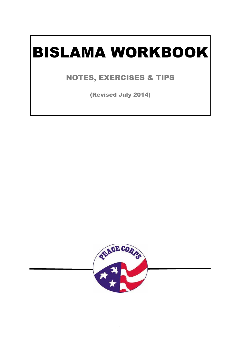 Peace Corps Bislama Handbook